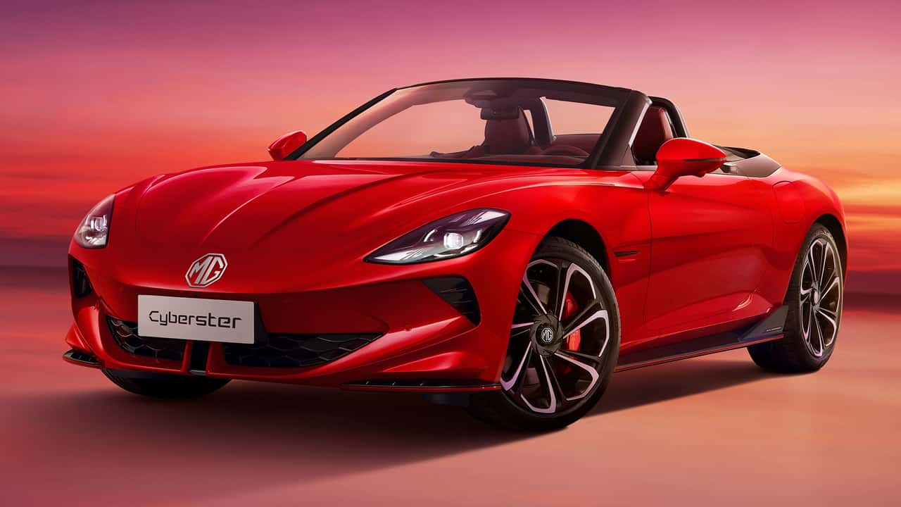 MG Cyberster Price 2025 Launch Date, Features, Colours.